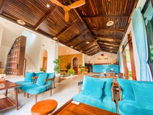 sảnh đón khách tại Sen Spa