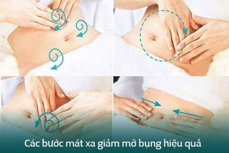 Thao tác massage giảm mỡ bụng rất đơn giản và dễ thực hiện