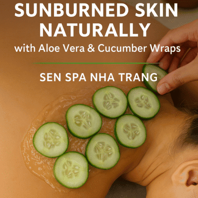 soothe sunburned skin at Sen Spa