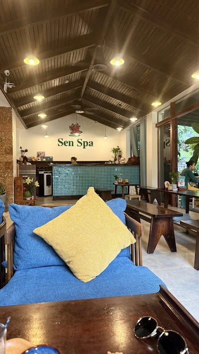 reception table at Sen Spa