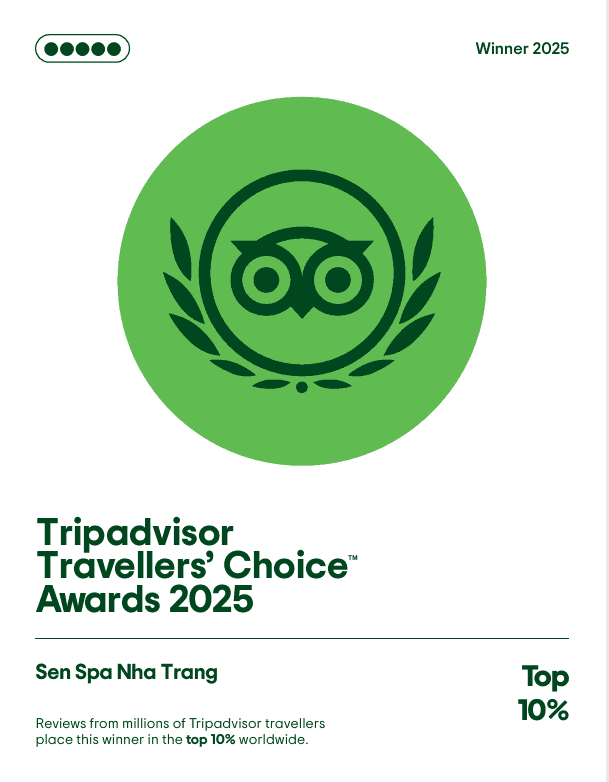 Giải thưởng Lựa chọn của Khách du lịch Tripadvisor năm 2025