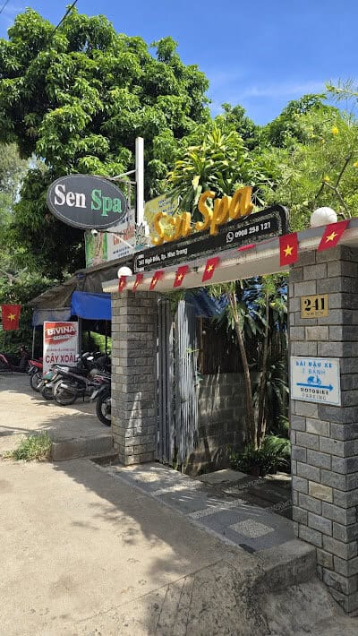 the facade of Sen Spa