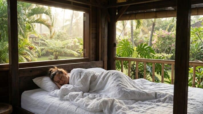 giấc ngủ sâu bắt đầu từ cái bụng yên